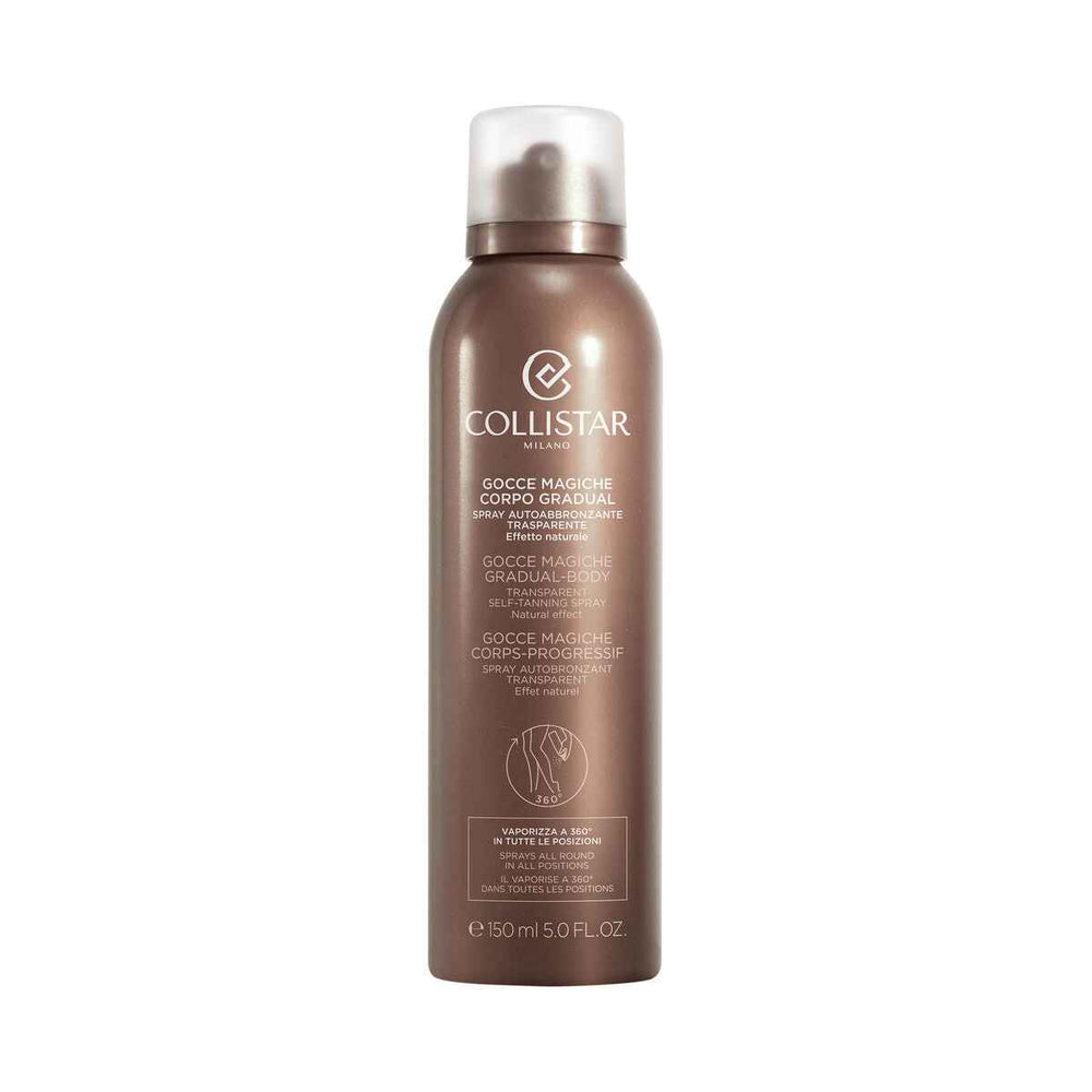 Collistar Gotas Mágicas Body Mist Autobronceador Gradual Transparente Unisex, 150 ml
