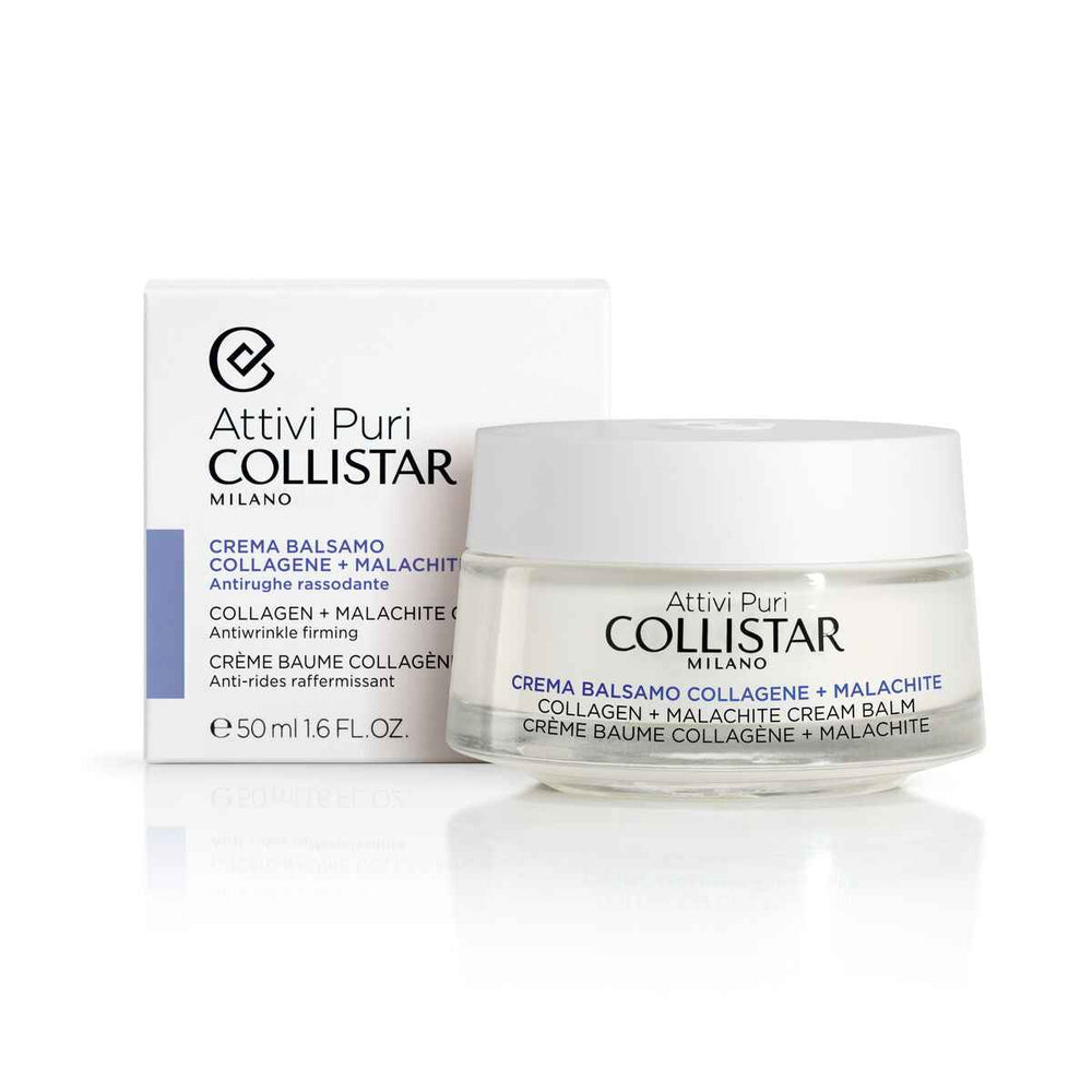 Collistar Attivi Puri Crema Bálsamo Colágeno Malaquita Unisex, 50 ml