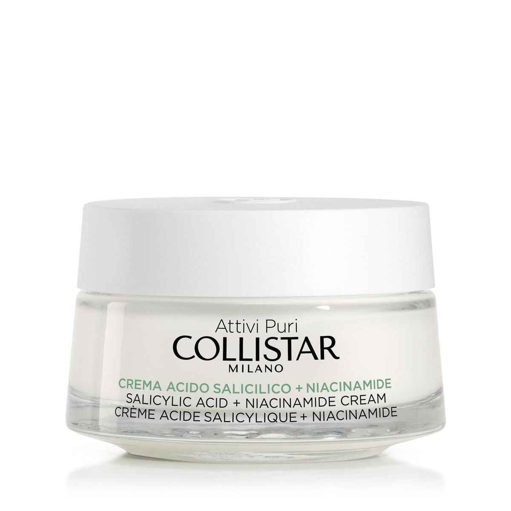 Collistar Attivi Puri Crema Salicilico Niacinamida Unisex, 50 ml