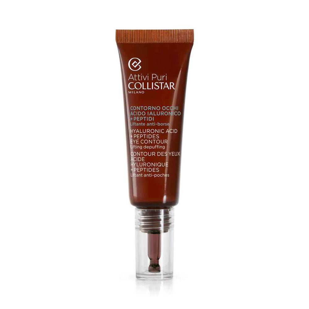 Collistar Attivi Puri Contorno De Ojos Ácido Hialurónico Péptidos Unisex, 15 ml