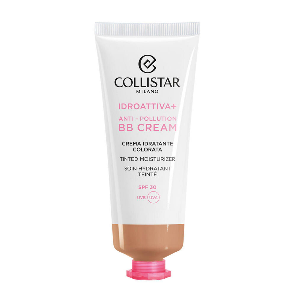 Collistar Idro-Attiva+ Anti-Pollution – BB Cream for Women, 3, Deep, SPF 30, 50 ml