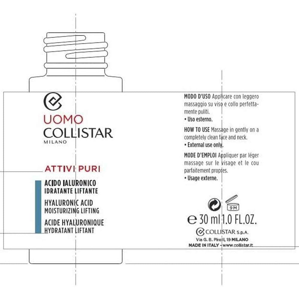 Collistar Men Active Pure Hyaluronic Acid Unisex, 30 ml