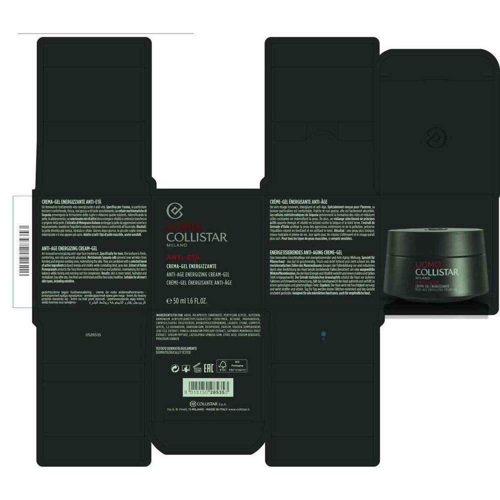 Collistar Men Anti-Age Face – Cream Unisex, 50 ml