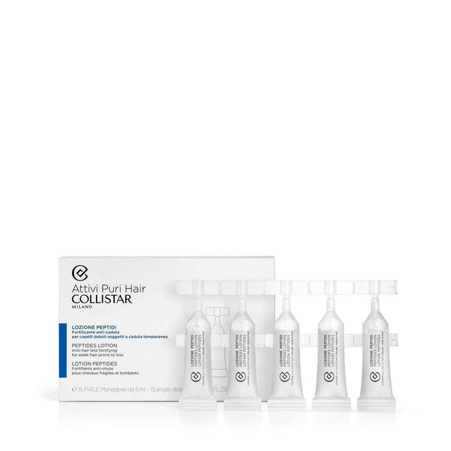 Collistar Péptidos Ampollas Anticaída Unisex, 15 X 5 ml