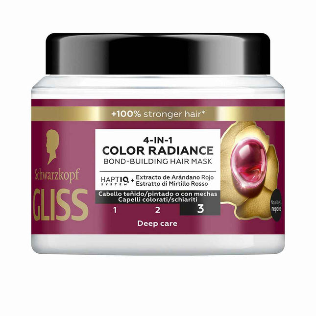Schwarzkopf Gliss Color Perfector Mascarilla Unisex, 400 ml