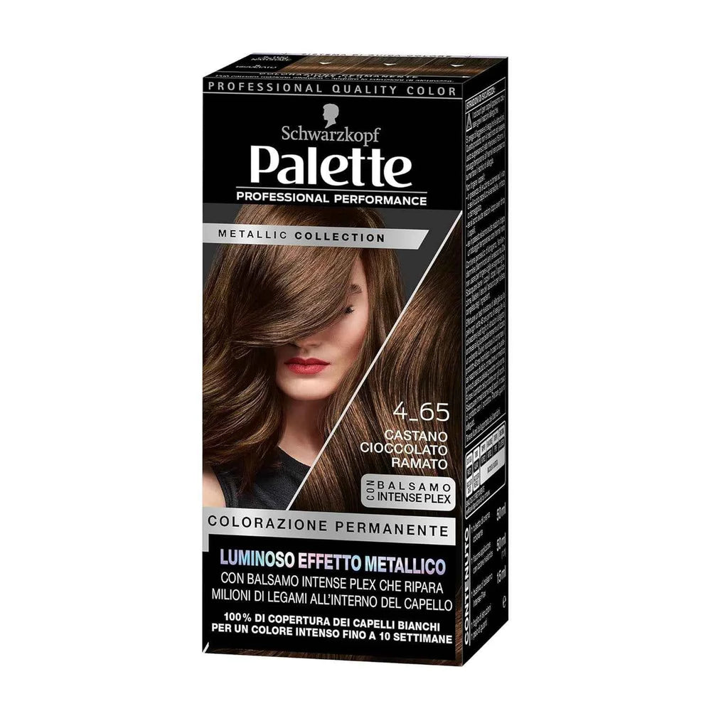 Schwarzkopf Metallic Collection Paleta 4_65 Castaño Chocolate Unisex, 1 Units