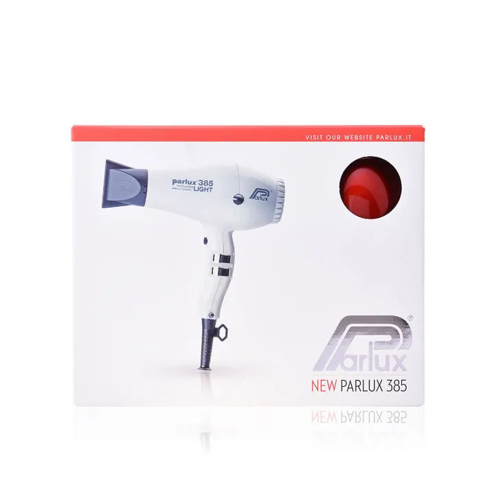 Parlux Hair Dryer 385 Powerlight Ionic & Ceramic Red Unisex