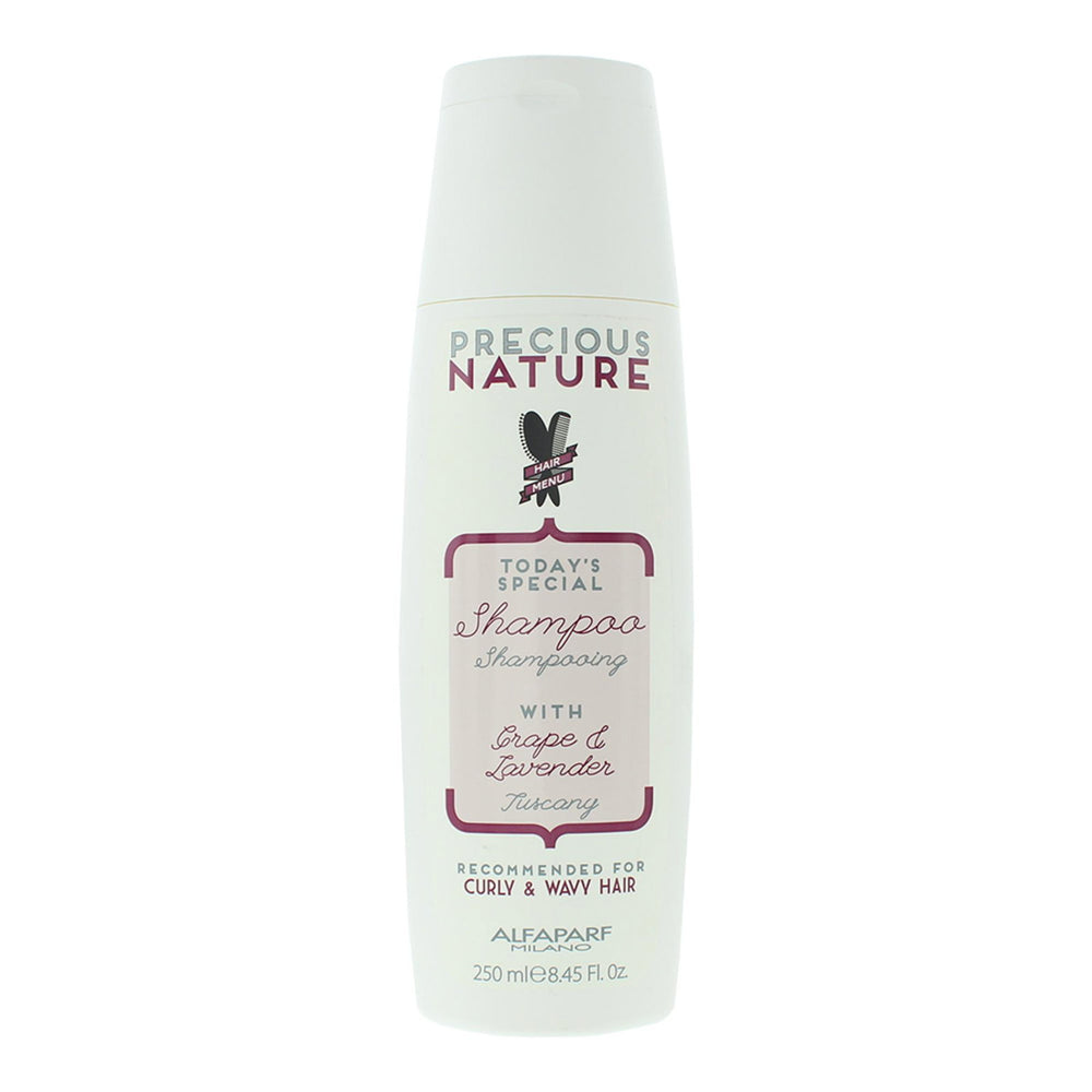 Alfaparf Precious Nature Grape & Lavender – Hair Shampoo for Women, 250 ml