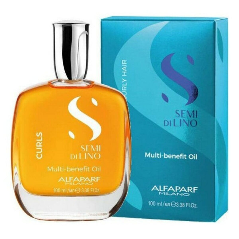 Alfaparf Milano Semi Di Lino Curls – Hair Oil for Unisex, 100 ml