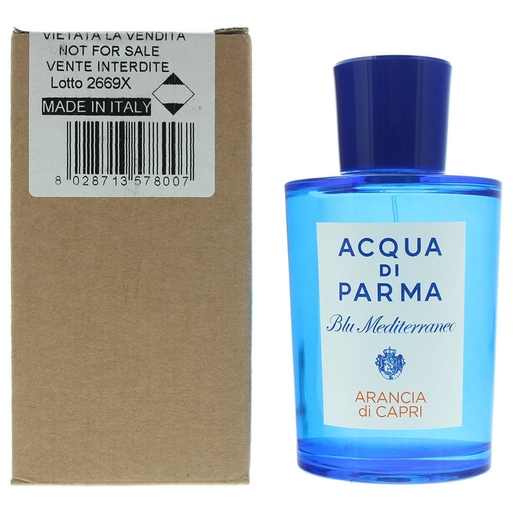 Acqua di Parma Blu Mediterraneo Arancia di Capri – Eau de Toilette Unisex, 150 ml Tester