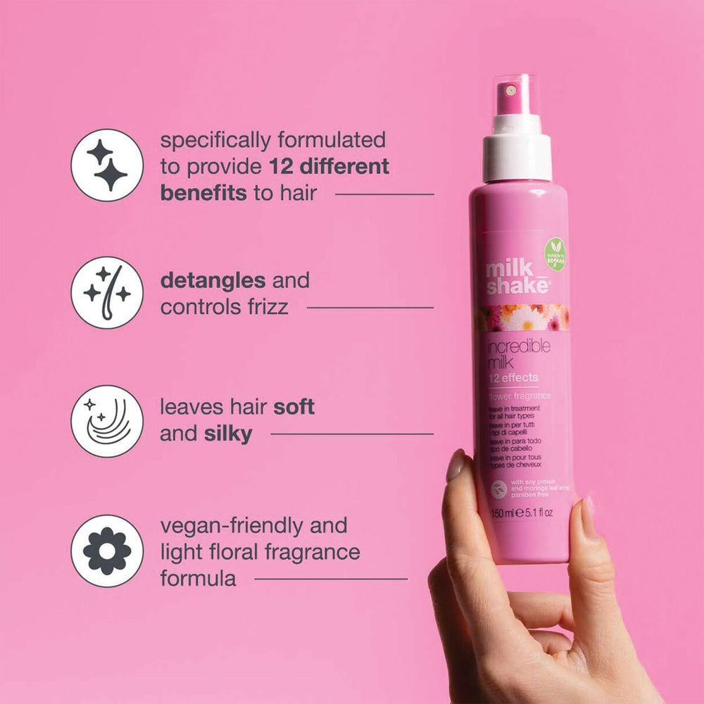 MILK Shake Incredible Milk 12 Effects Leave-In Treatment Flower Fragance Unisex, 150 ml