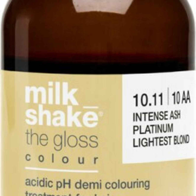 Milk Shake The Gloss Acidic pH Demi-Permanent Colour 10.1 – Demi-Permanent Hair Dye Unisex, 10.1 Platinum Blonde, 60 ml