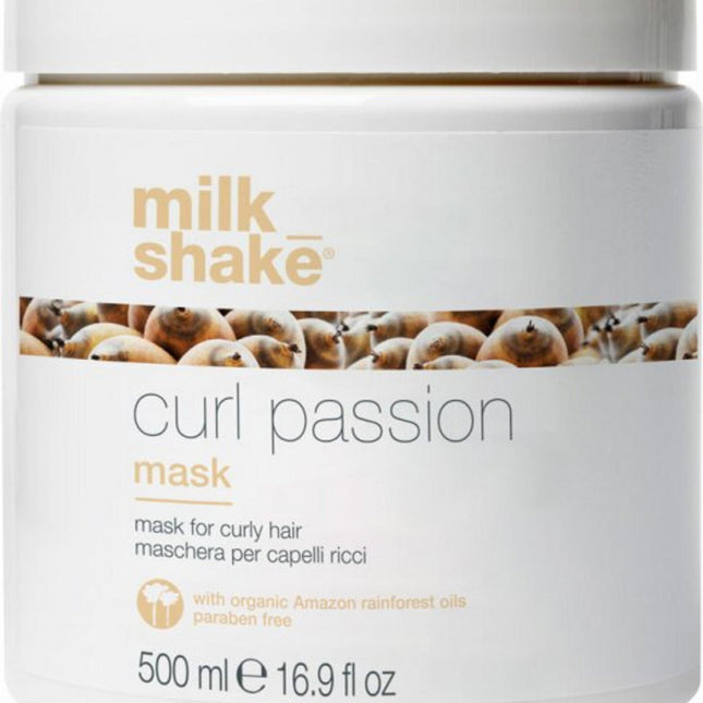 Milk Shake Passion Deep Hydration Mask for Curly Hair – Hair Treatment Cream Mask for Women, Hydrating, 500 ml