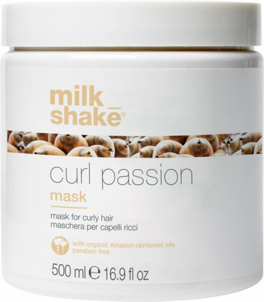Milk Shake Passion Deep Hydration Mask for Curly Hair – Hair Treatment Cream Mask for Women, Hydrating, 500 ml