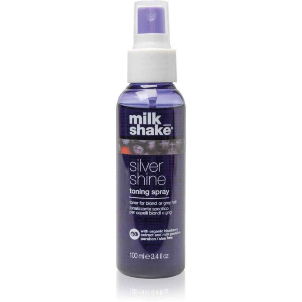Milk Shake Silver Shine Violet Pigments – Hair Toning Spray for Women, Blonde/Gray, 100 ml
