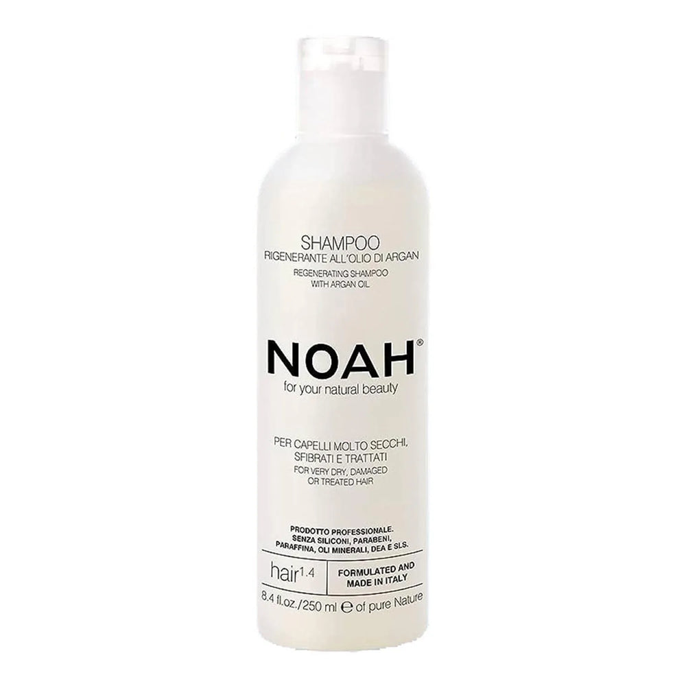 NOAH Aceite De Argan Champu Regenerante Unisex, 250 ml