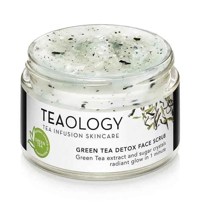 Teaology Green Tea Detox Facial Scrub Unisex, 50 ml