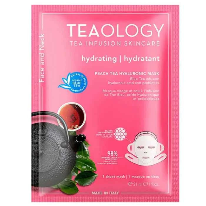 Teaology Blue Tea & Hyaluronic Acid Brightening Moisturising Mask Unisex, 21 ml