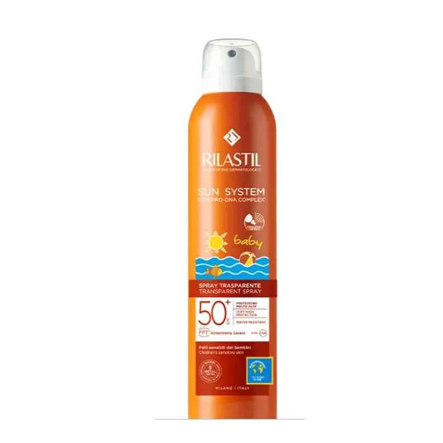 Rilastil Sun System Baby – Spray Transparent Spf 50+ Unisex, 200 ml
