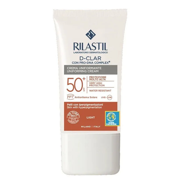 Rilastil D-Clar Photoprotective – Cream Spf50+ Light Tone Unisex, 40 ml