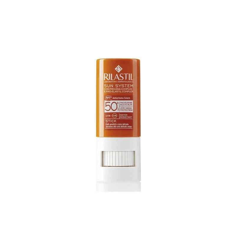 Rilastil Sun System Transparent Stick Sensitive Areas Spf50+ Unisex, 8.5 ml