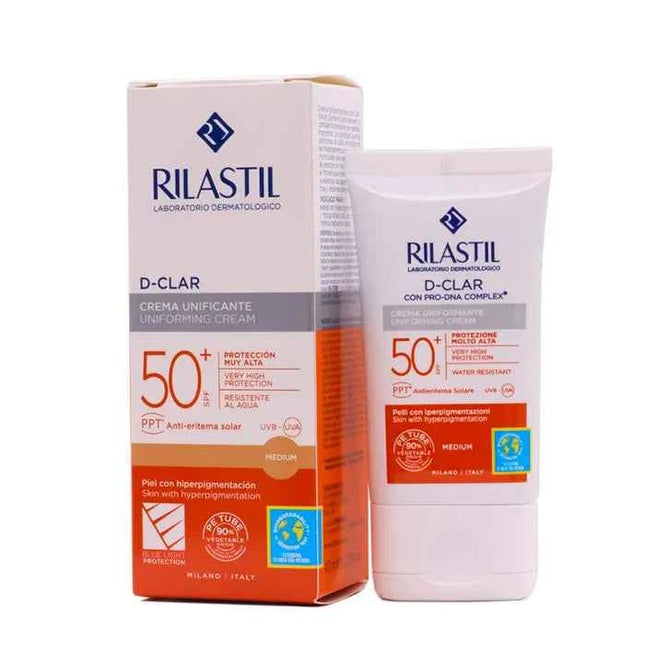 Rilastil D-Clar Spf50+ Unifying – Cream Medium Unisex, 40 ml