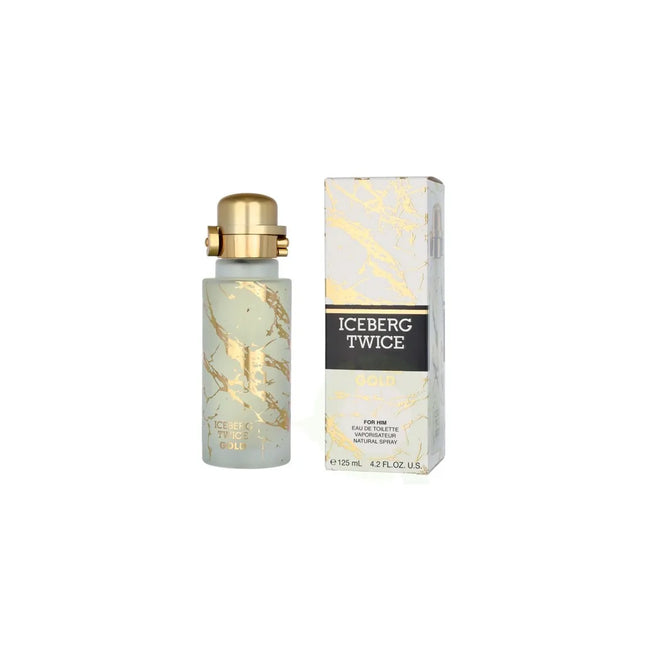 Iceberg Twice Gold Men – Eau de Toilette for Men Spray, 125 ml
