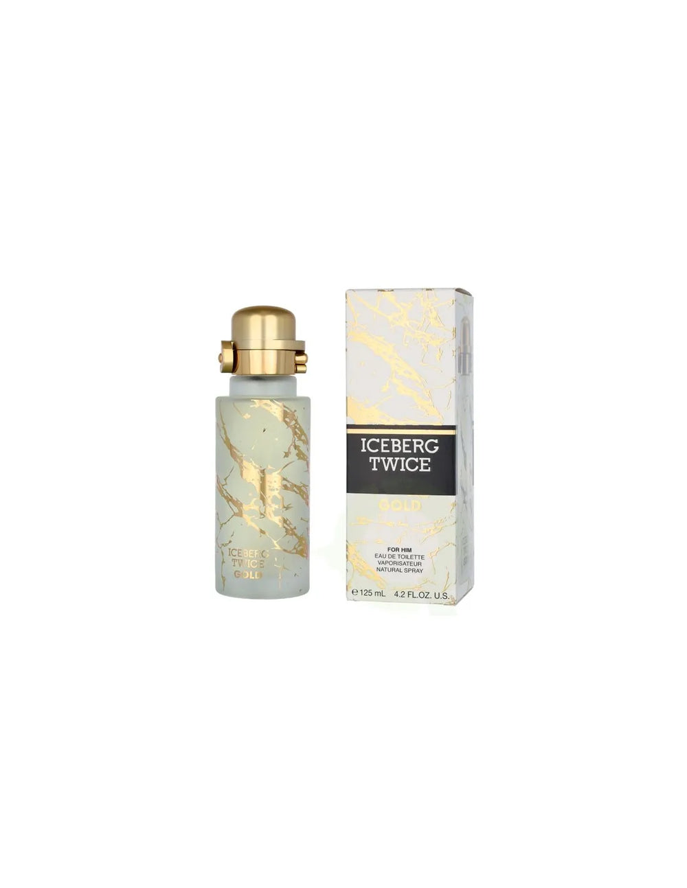 Iceberg Twice Gold Men – Eau de Toilette for Men Spray, 125 ml