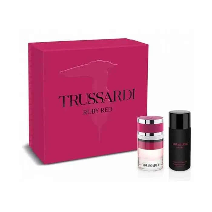 Trussardi Ruby Red – Eau de Parfum for Women Spray 60 ml, Set 2 Pieces