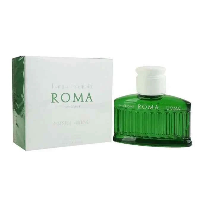 Laura Biagiotti Roma Uomo Green Swing – Eau de Toilette for Men Spray, 200 ml