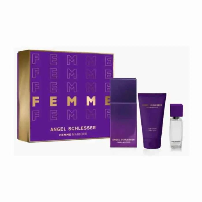 Angel Schlesser Femme Magique – Eau de Toilette for Women Spray 100 ml, Set 3 Pieces