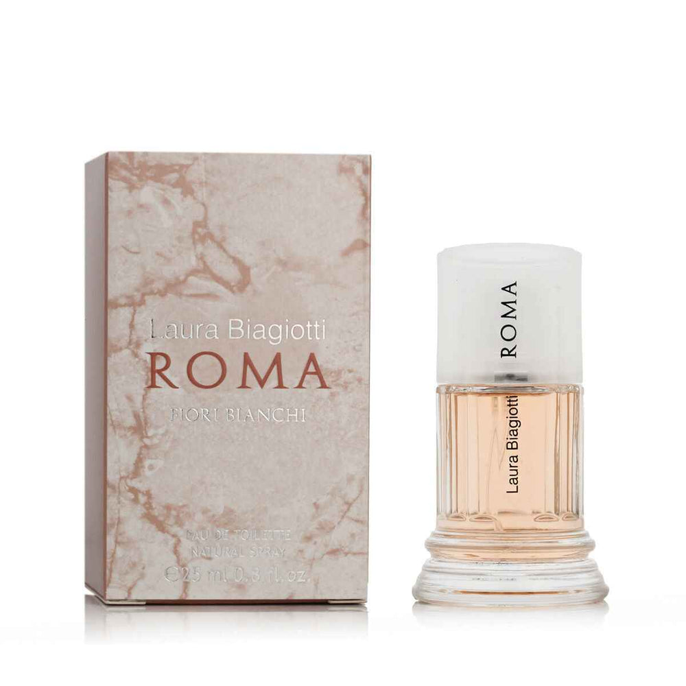 Laura Biagiotti Biagiotti Roma Fiori Bianchi – Eau de Toilette for Women, 25 ml Spray