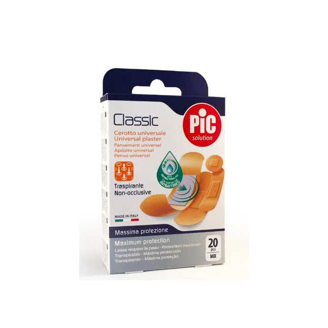PIC Solution Pic Classic Strip Plasters Mix, 20 Units