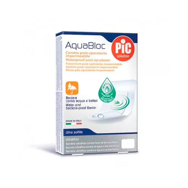 PIC Antibacterial Water Resistant Band-Aids 15x10cm 5U