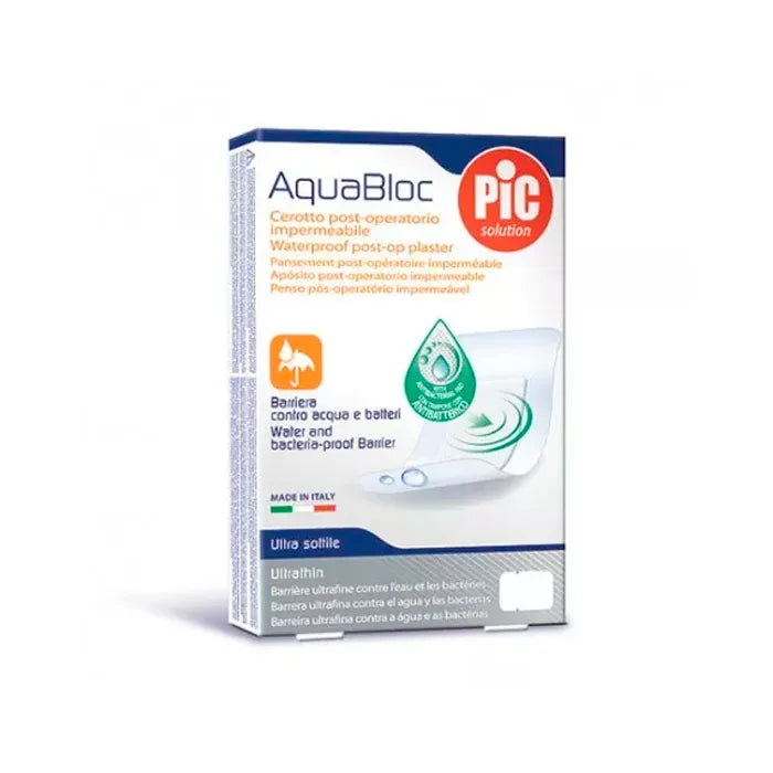 PIC Antibacterial Water Resistant Band-Aids 15x10cm 5U
