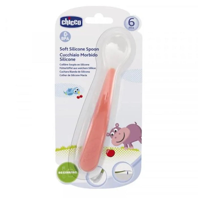 Chicco Silicone Spoon 6m+ Unisex