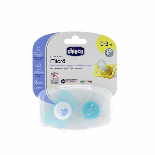 Chicco Physio Micro Dummy 0-2m Unisex, 2 Units
