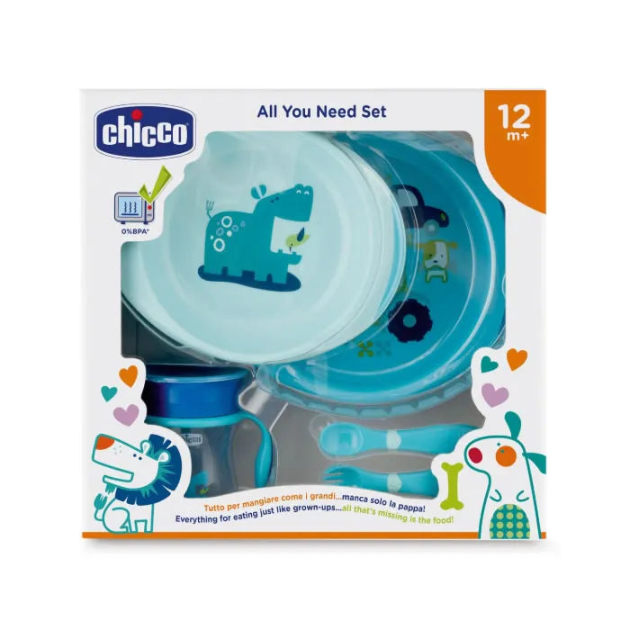 Chicco All You Need 12m+ Blue Unisex, Set 5 Pieces