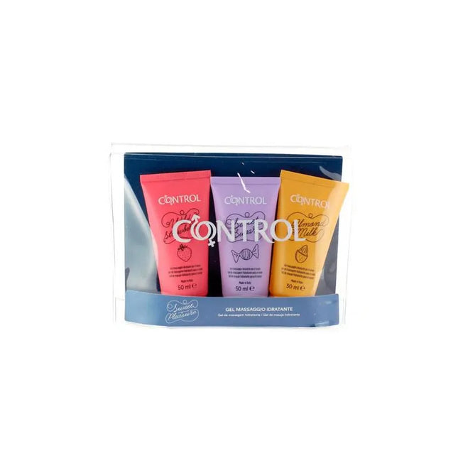 Control Sweet Pleasure Travel Kit Massage – Gels, 3x 50 ml