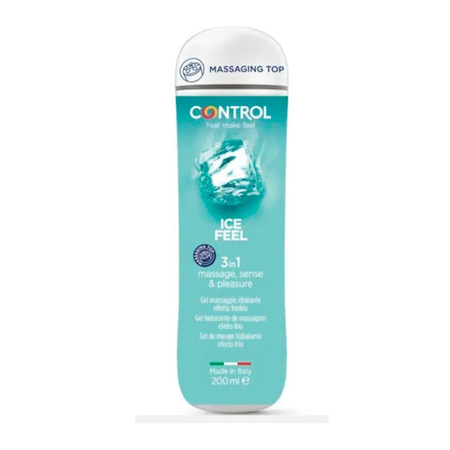 Control Moisturising Massage – Gel Ice Feel Unisex, 200 ml