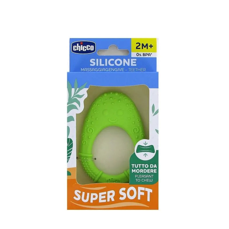 Chicco Supersoft Avocado Teether 2M+ Unisex