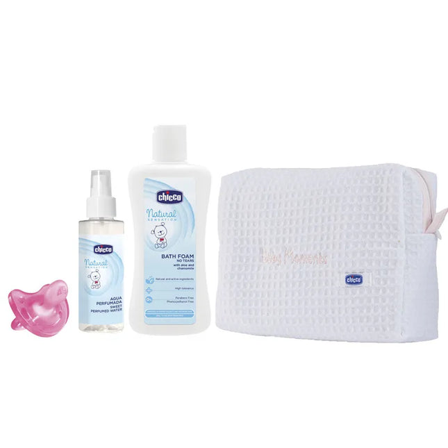 Chicco Toilet Bag Pique Pink Unisex, Set 3 Pieces