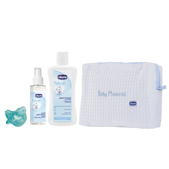 Chicco Toilet Bag Pique Blue Unisex, Set 3 Pieces