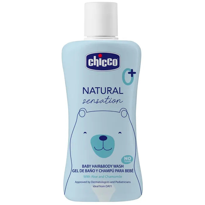 Chicco Natural Sensation Bath Gel – Shampoo Unisex, 200 ml