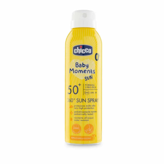Chicco Baby Moments 360 Sun – Spray Spf50+ 0+ Unisex, 150 ml