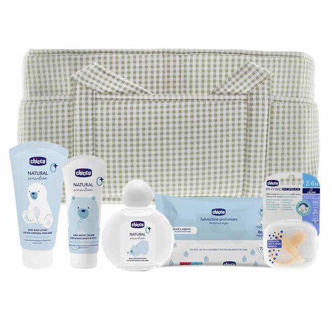 Chicco Green MimosBox Organizer Basket Unisex, Set 6 Pieces