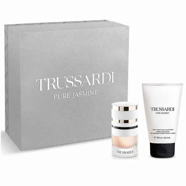 Trussardi Pure Jasmine – Eau de Parfum for Women Spray 60 ml, Set 2 Pieces