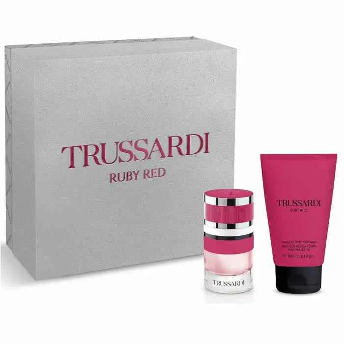 Trussardi Ruby Red – Eau de Parfum for Women Spray 60 ml, Set 2 Pieces