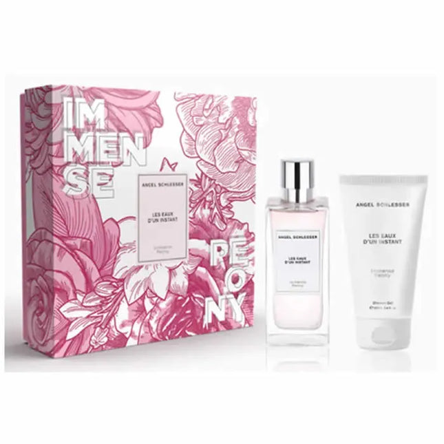 Angel Schlesser Les Eaux D'Un Instant Immense Peony – Eau de Toilette for Women Spray 100 ml, Set 2 Pieces