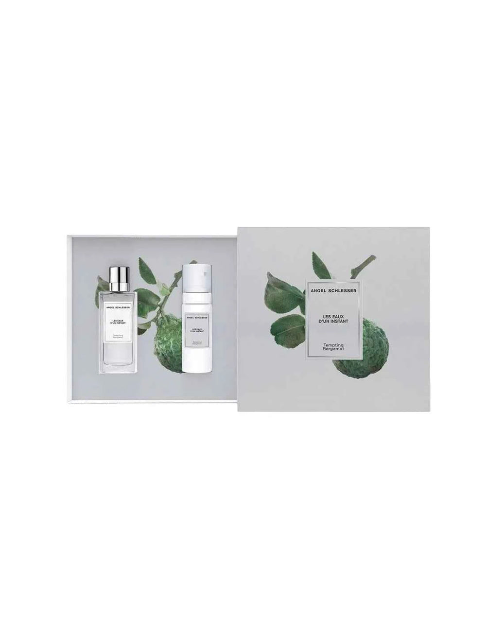 Angel Schlesser Instant Tempting Bergamont Watercolor Coffret – Eau de Toilette for Women Spray 100 ml, Set 2 Pieces